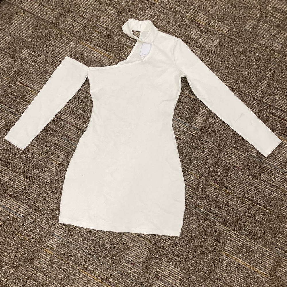 Lovers + friends one shoulder cutout dress medium